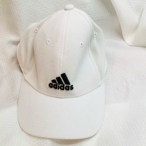 White Adidas hat